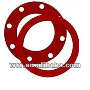 Molded silicone rubber gaskets